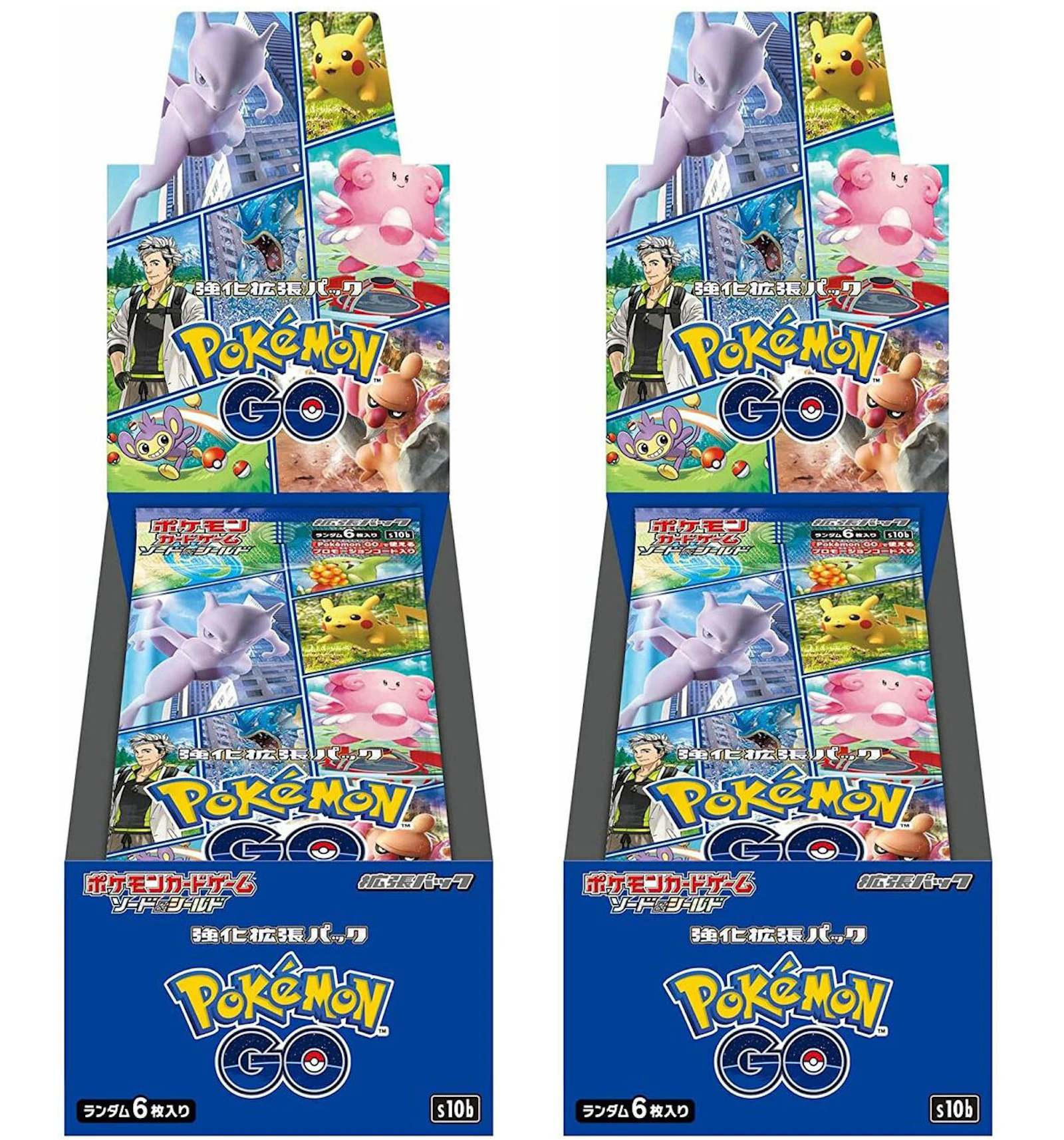 Pokemon Tcg Sword Shield Pokemon Go Booster Box Japanese 2x Lot Us Pokemon Tcg Sword Shield Pokemon Go Booster Box Japanese 2x Lot Us