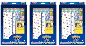 Pokémon TCG Sword & Shield Pokémon GO Card File Set (Japanese) 3x Lot