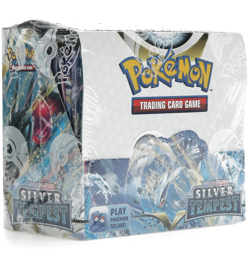 Pokmon TCG Sword & Shield Silver Tempest Booster Box - US Pokmon TCG Sword & Shield Silver Tempest Booster Box - US