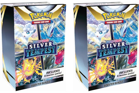 Pokmon TCG Sword & Shield Silver Tempest Booster Bundle 2x Lot - US Pokmon TCG Sword & Shield Silver Tempest Booster Bundle 2x Lot - US