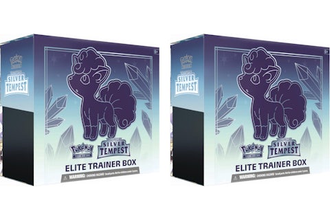 Pokmon TCG Sword & Shield Silver Tempest Elite Trainer Box 2x Lot - US Pokmon TCG Sword & Shield Silver Tempest Elite Trainer Box 2x Lot - US