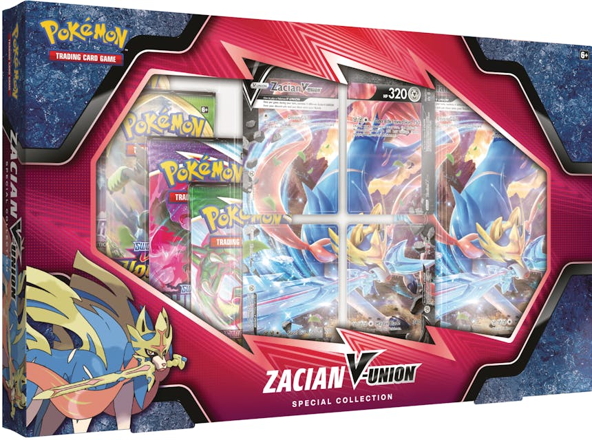 Pokémon TCG Sword & Shield Zacian V-UNION Special Collection Box - US