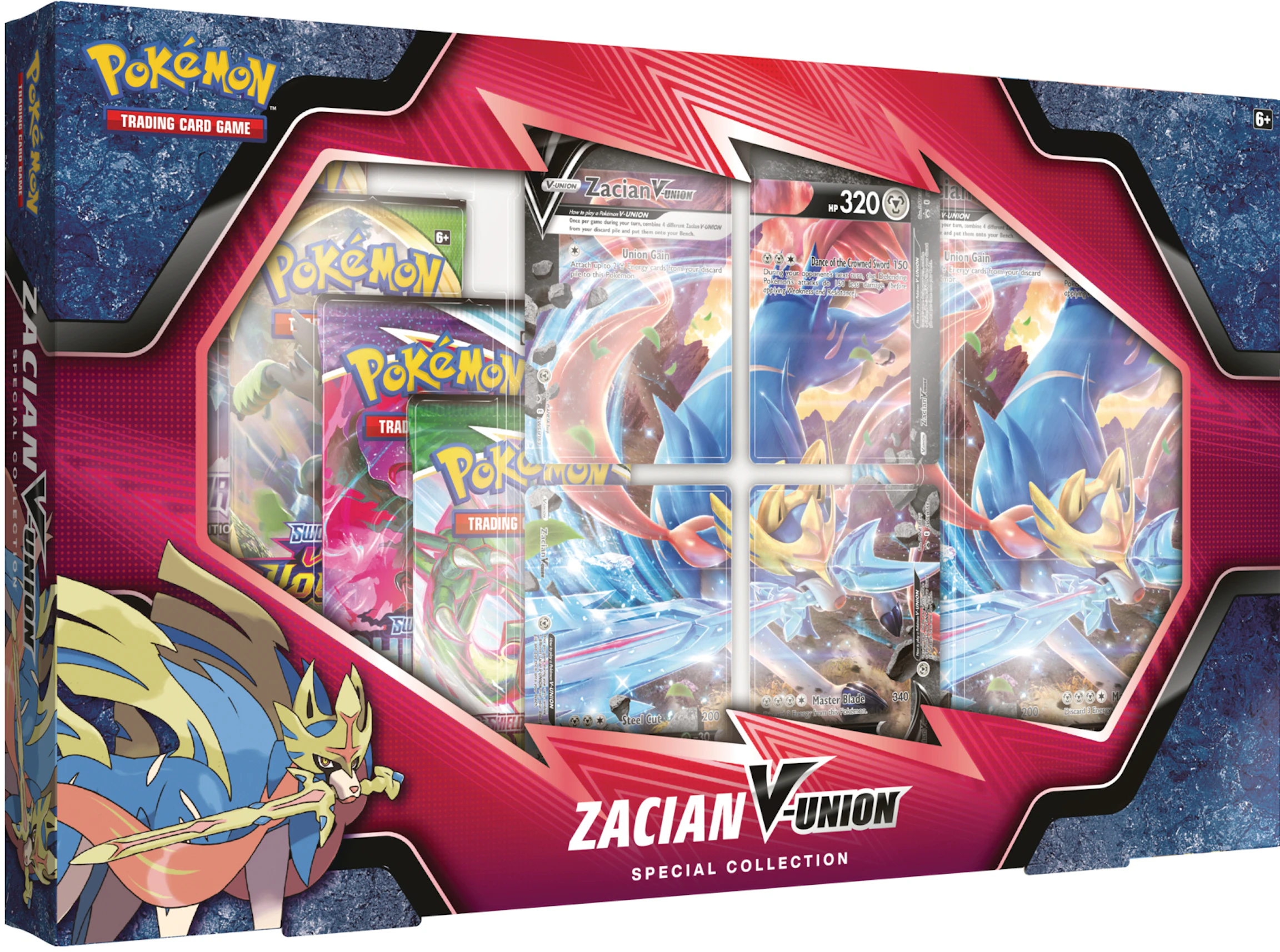 Pokémon TCG Sword & Shield Zacian V-UNION Special Collection Box -