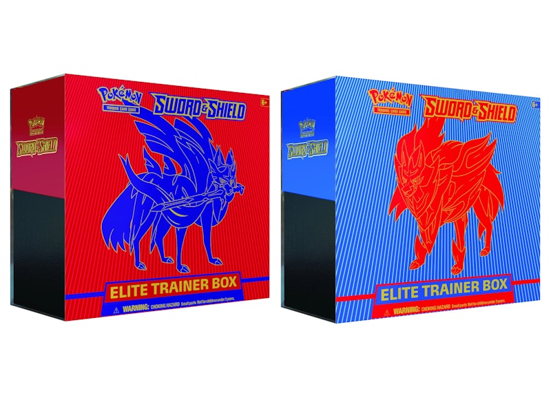 Pokémon TCG Sword & Shield Zacian/Zamazenta Elite Trainer Box