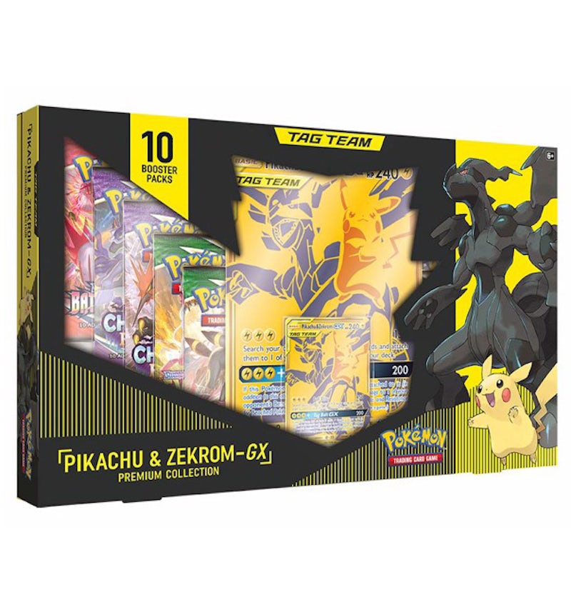 Pokmon TCG Tag Team GX Premium Collection Pikachu & Zekrom Box - US Pokmon TCG Tag Team GX Premium Collection Pikachu & Zekrom Box - US