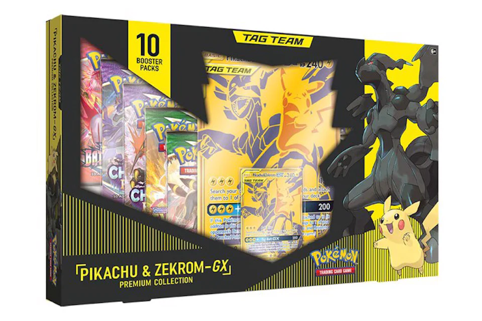 Pokémon TCG Tag Team GX Premium Collection Pikachu & Zekrom Box