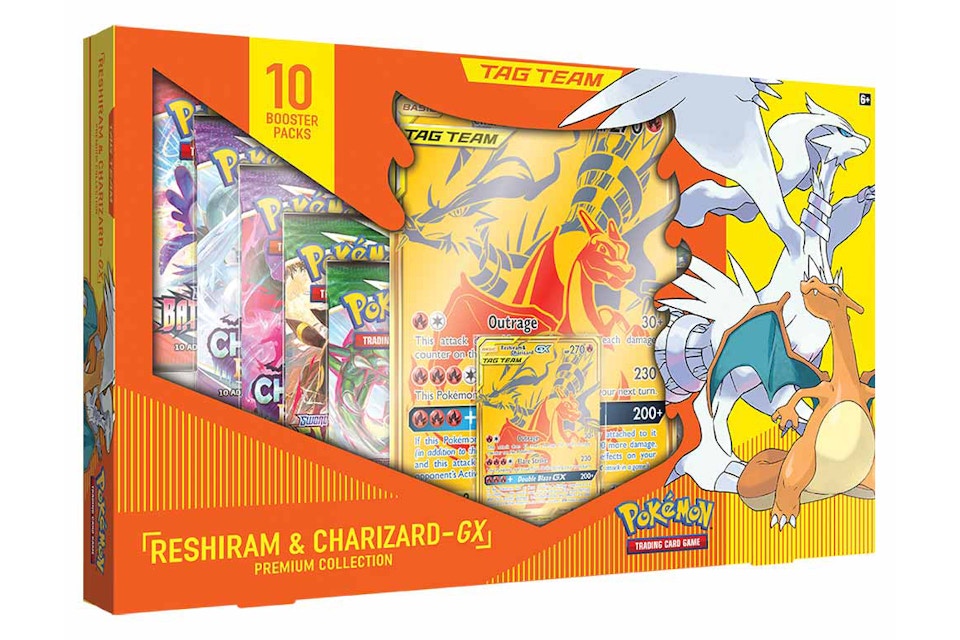 Pokemon Tcg Team Gx Premium Collection Reshiram Charizard Box Pokemon Tcg Team Gx Premium Collection Reshiram Charizard Box