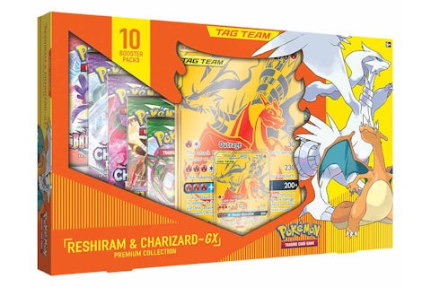 Pokmon TCG Tag Team GX Premium Collection Reshiram & Charizard Box - US Pokmon TCG Tag Team GX Premium Collection Reshiram & Charizard Box - US