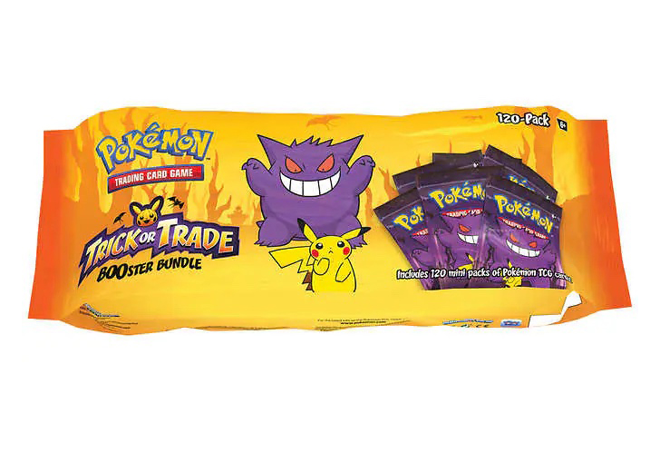 Pokémon TCG Trick or Trade Halloween Booster Bundle (120 Packs)