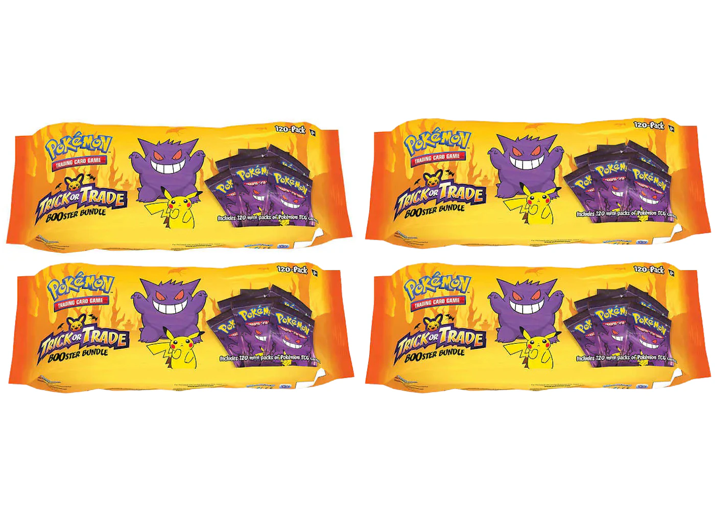 Pokmon TCG Trick or Trade Halloween Booster Bundle (120 Packs) 4x Lot - US Pokmon TCG Trick or Trade Halloween Booster Bundle (120 Packs) 4x Lot - US