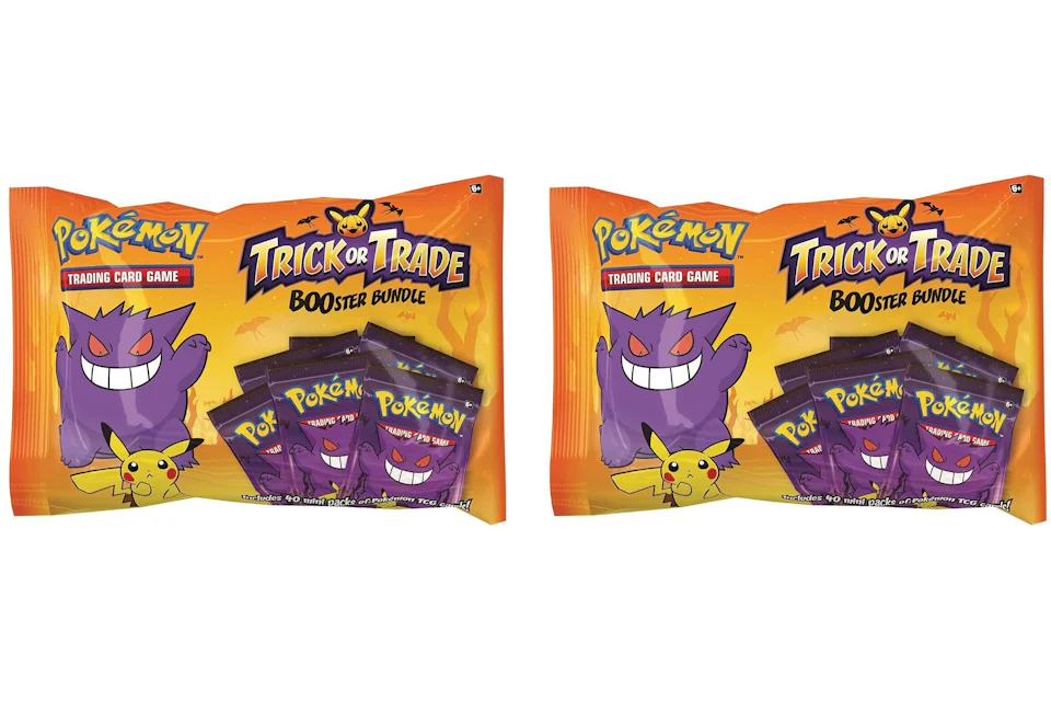 Pokémon TCG Trick or Trade Halloween Booster Bundle (40 Packs) 2x Lot
