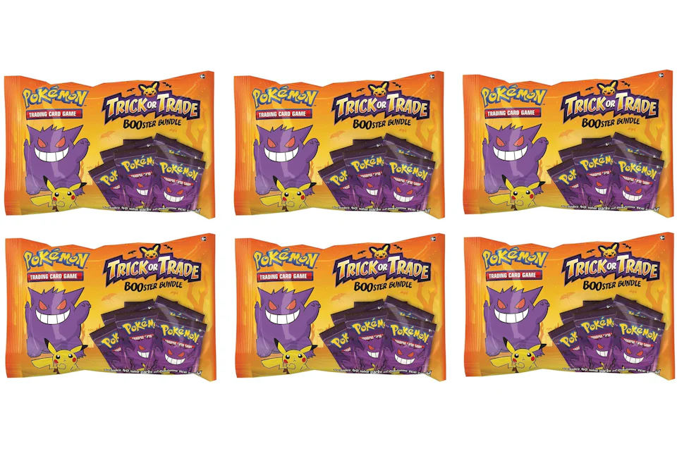 Pokémon TCG Trick or Trade Halloween Booster Bundle (40 Packs) 6x Lot
