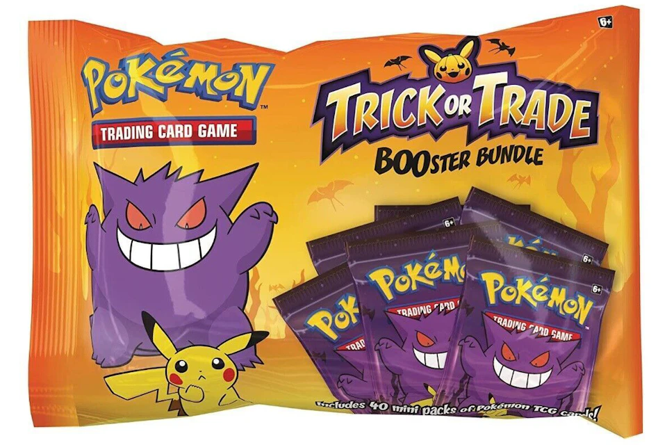 Pokémon TCG Trick or Trade Halloween Booster Bundle (40 Packs)