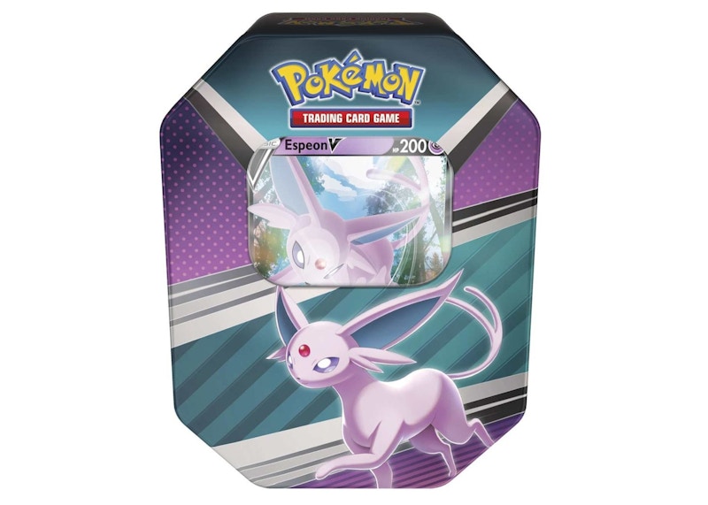 Pokemon TCG V Heroes - Espeon V/Umbreon V/Sylveon V Tin (4 Packs) 3x Bundle hot