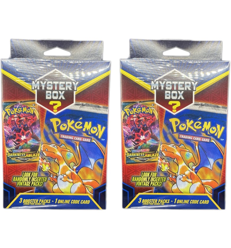 Pokémon TCG Walmart Mystery Box (3 Booster Packs) 2x Lot US