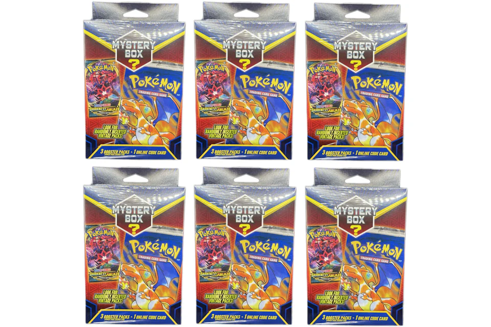 Pokémon TCG Walmart Mystery Box (3 Booster Packs) 6x Lot
