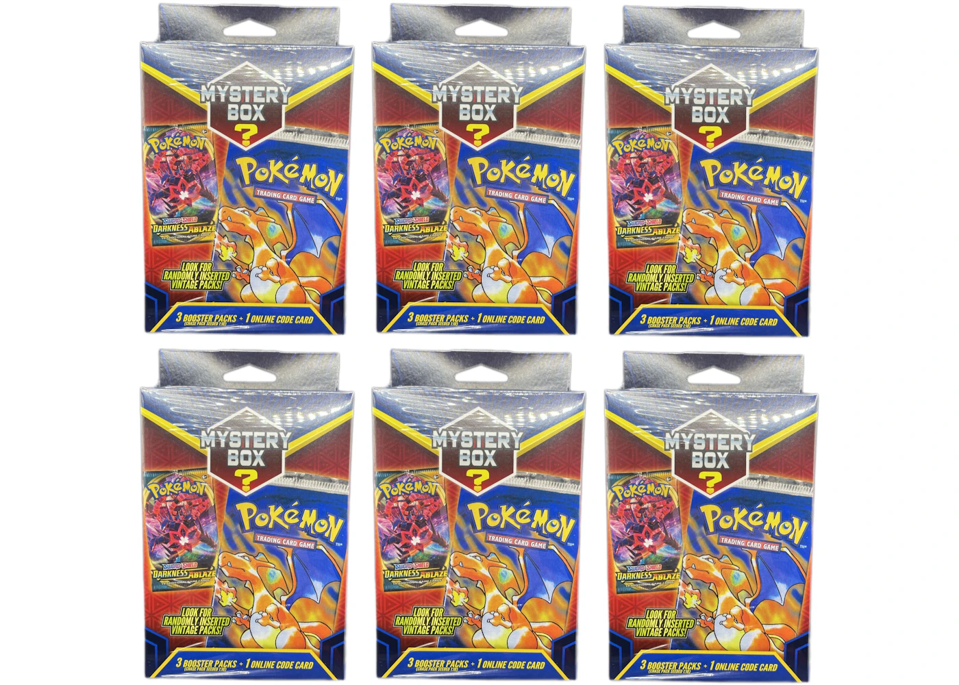 Pokmon TCG Walmart Mystery Box (3 Booster Packs) 6x Lot - US Pokmon TCG Walmart Mystery Box (3 Booster Packs) 6x Lot - US