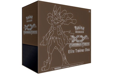 Pokmon TCG XY Furious Fists Lucario Elite Trainer Box - US Pokmon TCG XY Furious Fists Lucario Elite Trainer Box - US