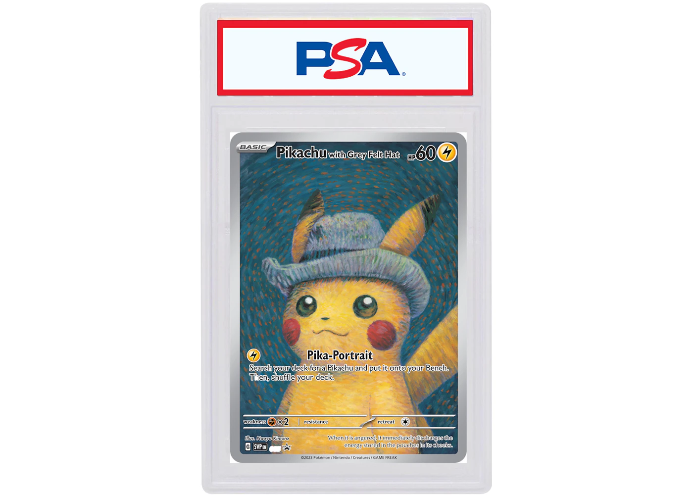 Pokmon TCG x Van Gogh Museum Pikachu with Grey Felt Hat (PSA or BGS Graded) - US Pokmon TCG x Van Gogh Museum Pikachu with Grey Felt Hat (PSA or BGS Graded) - US
