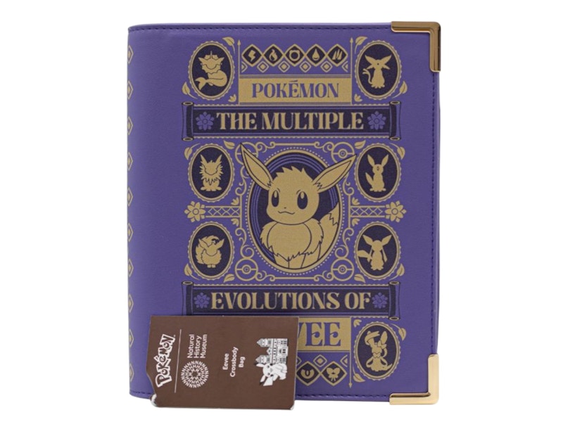 【ロンドン自然史博物館コラボ】イーブイ クロスボディバッグ Pokemon x Natural History Museum Evolutions of Eevee Crossbody Bag