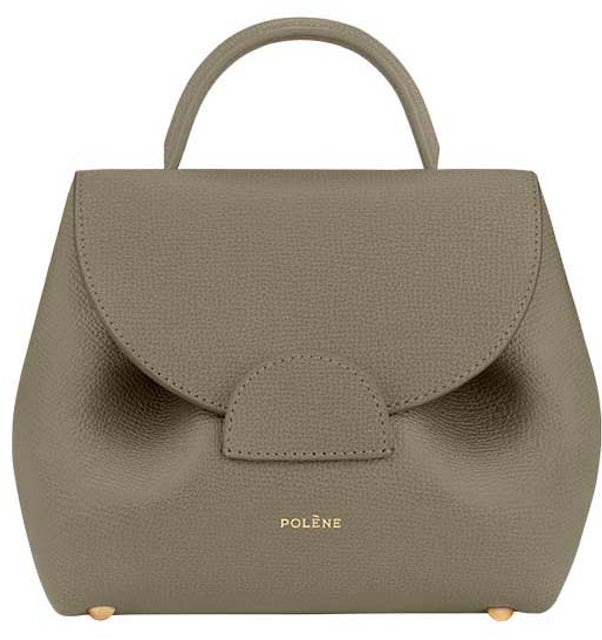 Polene Numero Un Nano Textured Olive in Textured Calfskin Leather with  Gold-tone - US