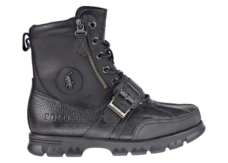 Polo ralph best sale lauren black boots