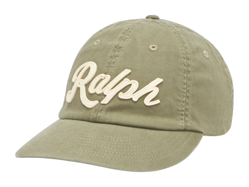 【Polo Ralph Lauren】 Authentic Herringbone Baseball Cap★ Polo Ralph Lauren Authentic Herringbone Baseball Cap Olive