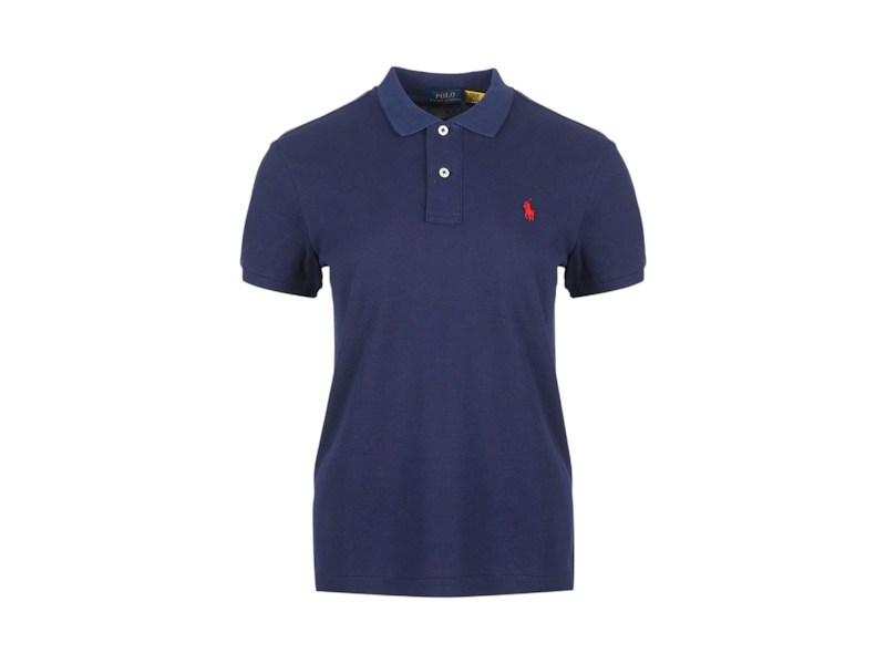 Polo Ralph Lauren Basic Mesh Fit Classic Short-Sleeve Knit Polo Navy/Red Pp