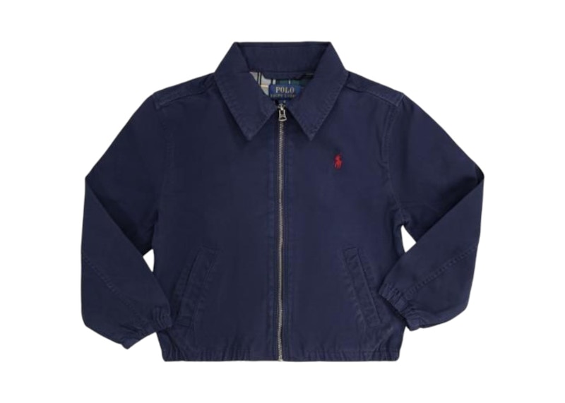 Polo Ralph Lauren Boys Cotton Bayport Full-Zip Windbreaker Jacket
