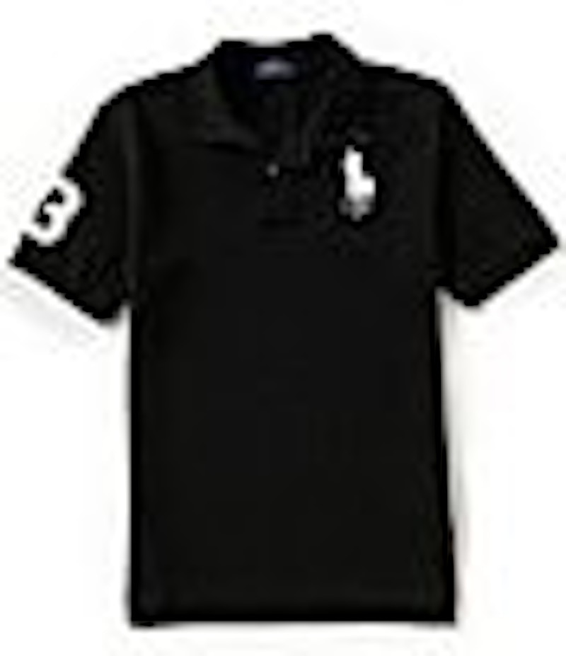 Polo by Ralph Lauren 開襟 SAX シャツ L寸　ブラック L寸 Polo by Ralph Lauren 開襟 SAX シャツ ブラック