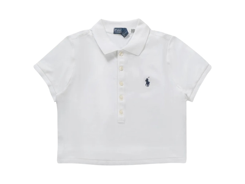 Polo Ralph Lauren Collard Polo White