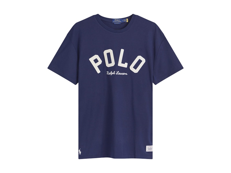 Polo Ralph Lauren College Logo T-shirt Cruise Navy Men's