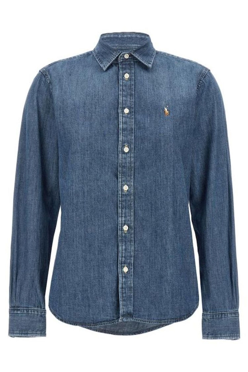 Polo Ralph Lauren Crlte St Long Sleeve Button Front Shirt Merced Wash