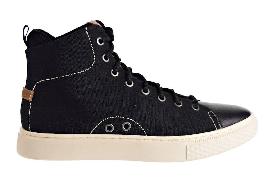 Pre-owned Polo Ralph Lauren Dleaney Canvas High-top Black