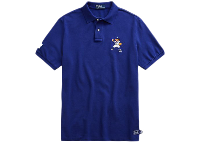 Polo Ralph Lauren Dodgers Bear Polo Shirt (Mens) Baseball Royal