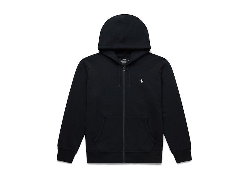 Polo Ralph Lauren Double-Knit Full-Zip Hoodie Polo Black Men's - US