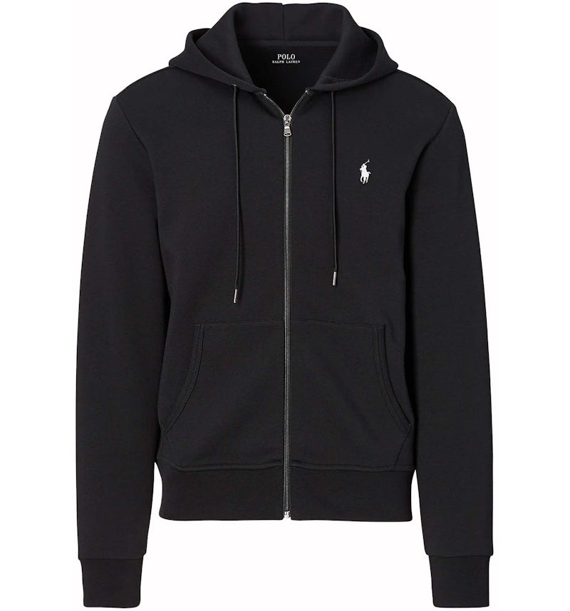 Polo Ralph Lauren Double-Knit Full-Zip Hoodie Polo Black Men's US
