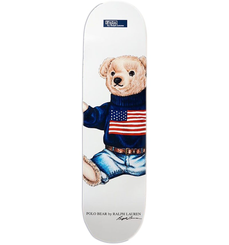 Skate Deck Ralph Lauren Skateboard Bear Polo Ralph Lauren Flag