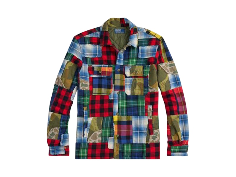 Polo Ralph Lauren Flannel Patchwork Sport Shirt Flannel Patchwork