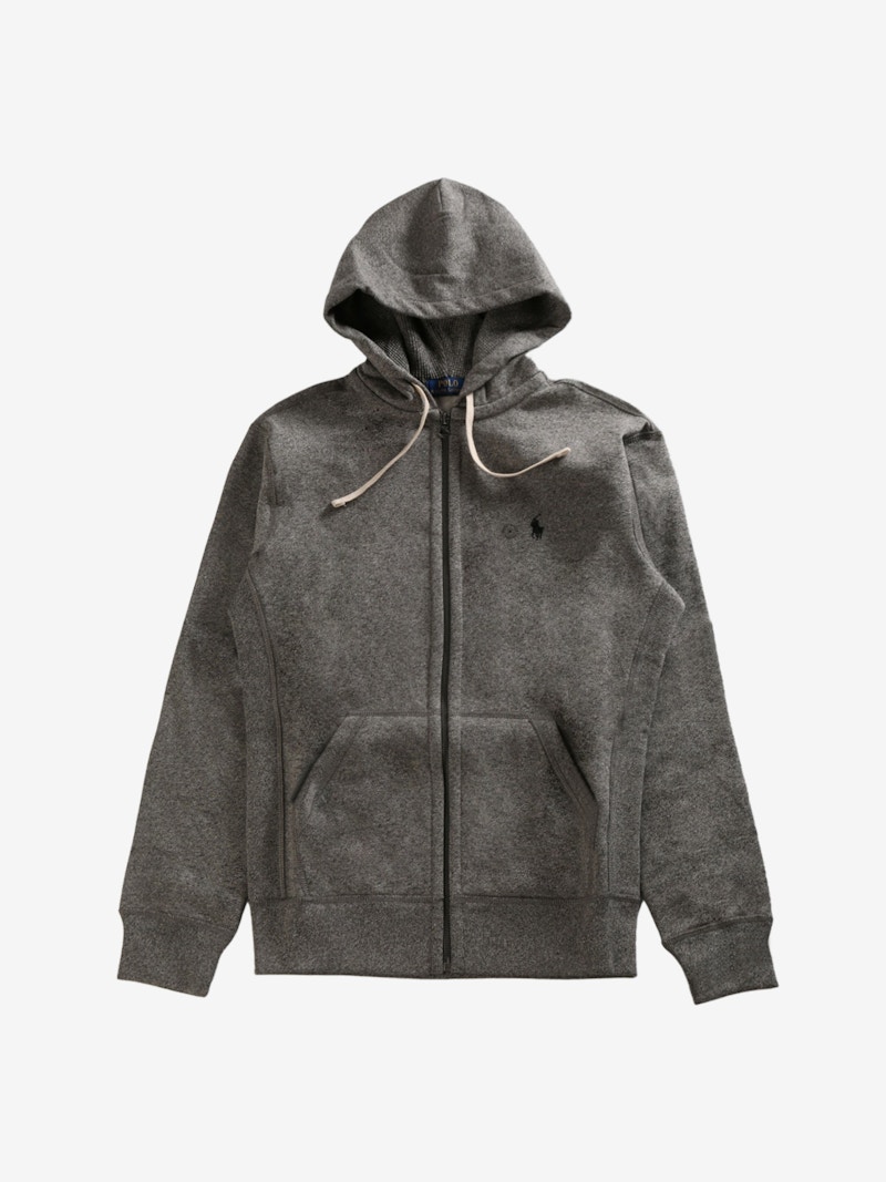 Polo Ralph Lauren Fleece Full-Zip Hoodie Ash Grey Heather Men's