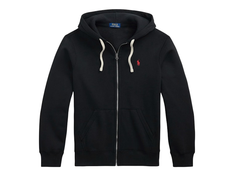 Polo Ralph Lauren Fleece Full-Zip Hoodie (SS26) Black Men's - SS26
