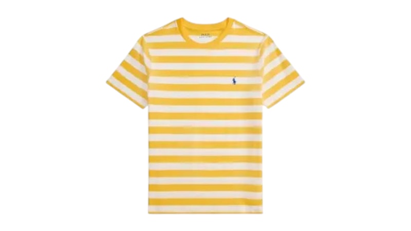Polo Ralph Lauren Kids Boys Stripe Short Racing giallo/bianco