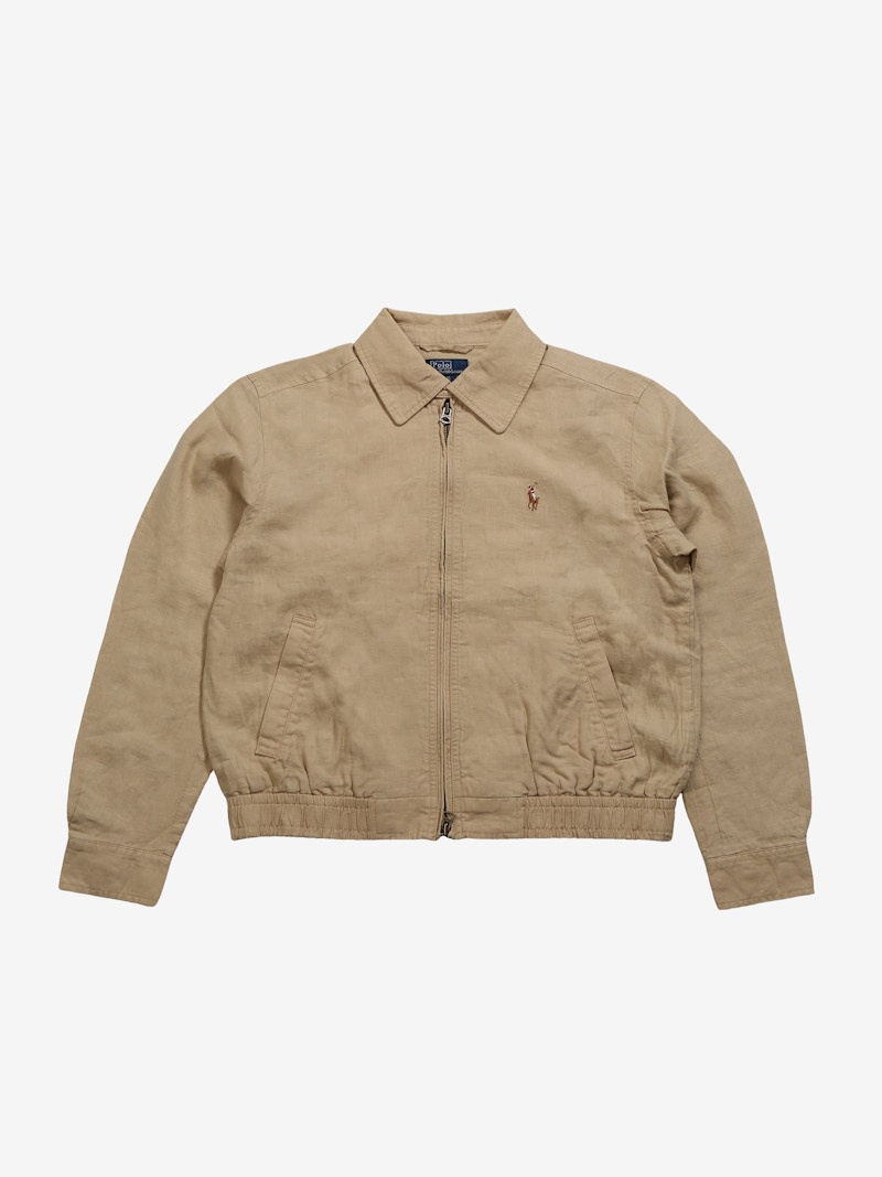 Polo Ralph Lauren Linen Windbreaker Tan Men's - SS25 - US