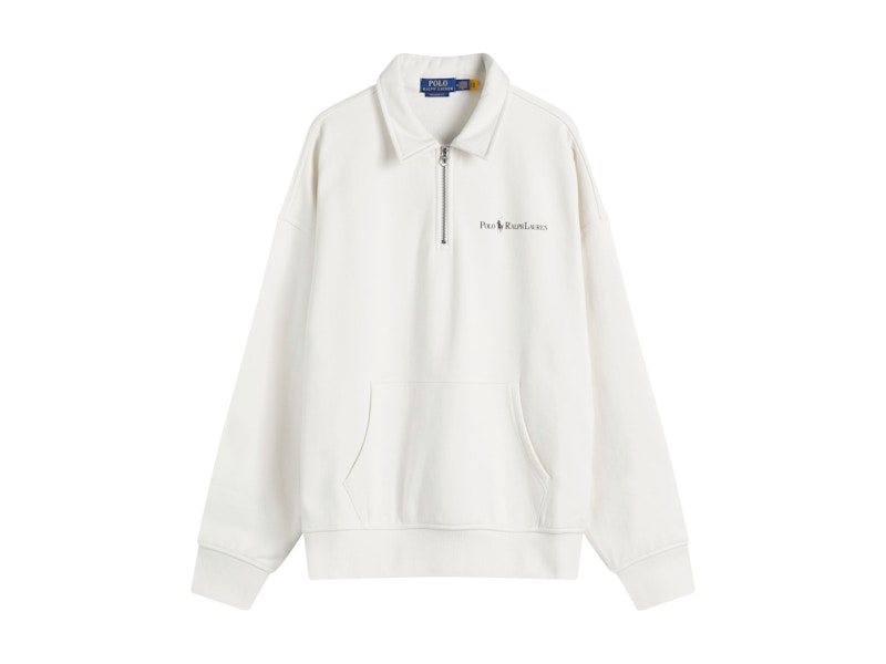 Polo Ralph Lauren Logo Quarter Zip Sweatshirt Nevis