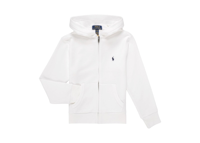 Polo Ralph Lauren 白パーカー drip Polo Ralph Lauren Long-Sleeve Easy French Terry Full-Zip Hoodie