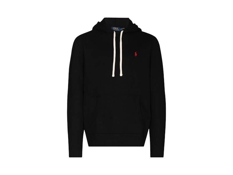 Polo Ralph Lauren Long Sleeve Fleece Hoodie Black Men's - US