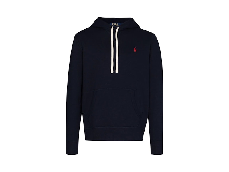 パーカー・フーディ Ralph Lauren SWEATSHIRT LONG SLEEVE (710 916692 014 CRUISE) Polo Ralph Lauren Big & Tall Men's Cruise Navy Fleece Lined