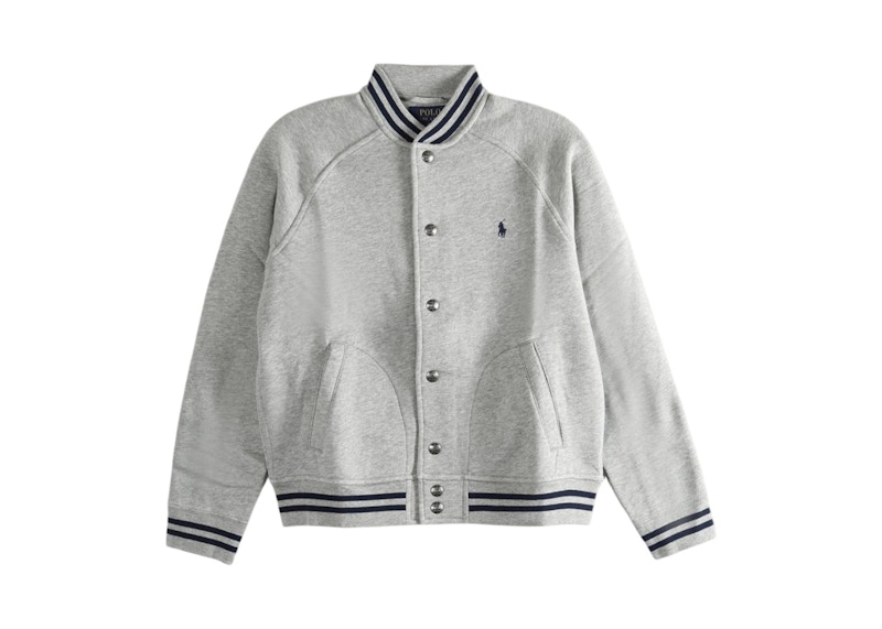 Polo Ralph Lauren Long-Sleeve Raglan Baseball Jacket Andover Heather