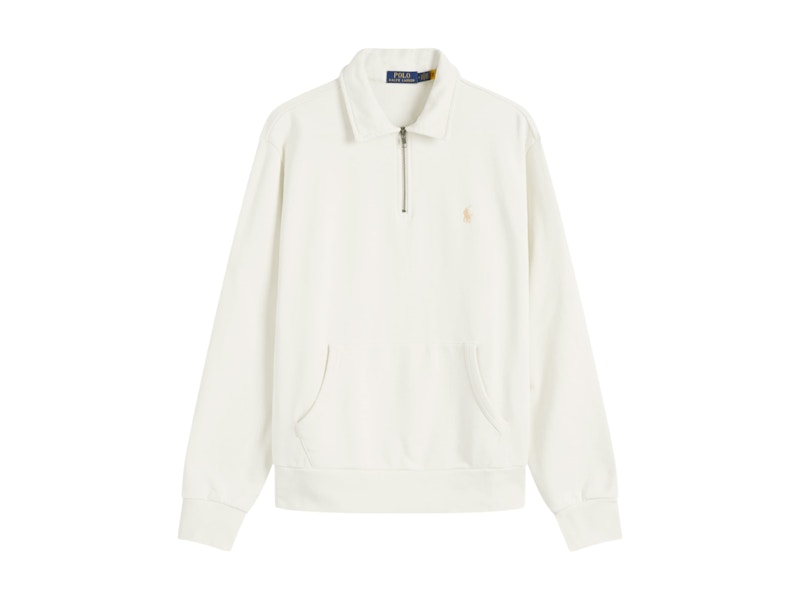 Polo Ralph Lauren Loopback Half Zip Sweat Clubhouse Cream