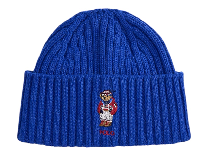 Polo Ralph Lauren Olympics Team USA 2026 Polo Bear Beanie Sapphire
